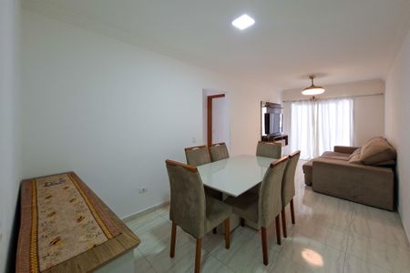 Sala de apartamento para alugar com 3 quartos, 102m² em Canto do Forte, Praia Grande