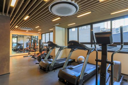 Studio à venda com 24m², 1 quarto e sem vaga Studio à venda com 24m², 1 quarto e sem vagaÁrea comum - Academia