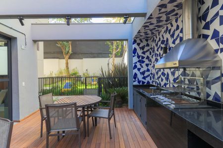 Studio à venda com 24m², 1 quarto e sem vaga Studio à venda com 24m², 1 quarto e sem vagaÁrea comum - Churrasqueira