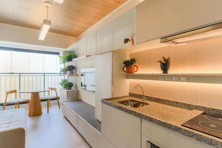 Studio à venda com 24m², 1 quarto e sem vaga Studio à venda com 24m², 1 quarto e sem vagaCozinha