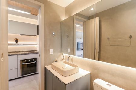 Studio à venda com 24m², 1 quarto e sem vaga Studio à venda com 24m², 1 quarto e sem vagaBanheiro