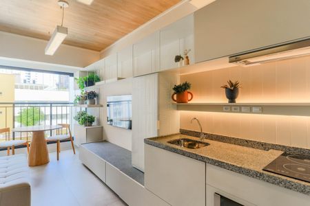 Studio à venda com 24m², 1 quarto e sem vaga Studio à venda com 24m², 1 quarto e sem vagaCozinha