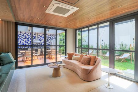 Apartamento à venda com 26m², 1 quarto e sem vagaÁrea comum - Salão de festas