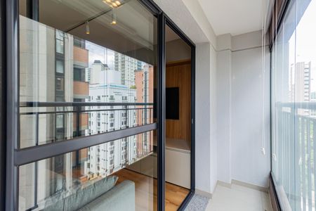 Varanda de apartamento à venda com 1 quarto, 26m² em Campo Belo, São Paulo