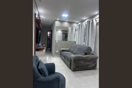 Sala de apartamento à venda com 2 quartos, 80m² em Vila Sacadura Cabral, Santo André