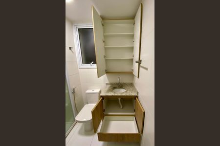 Banheiro de apartamento para alugar com 2 quartos, 45m² em Vila Guarani (Zona Sul), São Paulo