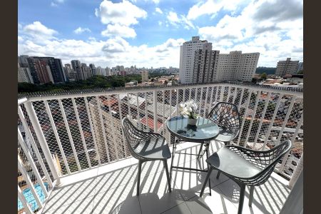 Varanda de apartamento para alugar com 2 quartos, 45m² em Vila Guarani (Zona Sul), São Paulo