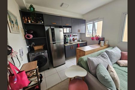 Cozinha de apartamento à venda com 1 quarto, 29m² em Santa Ifigênia, São Paulo