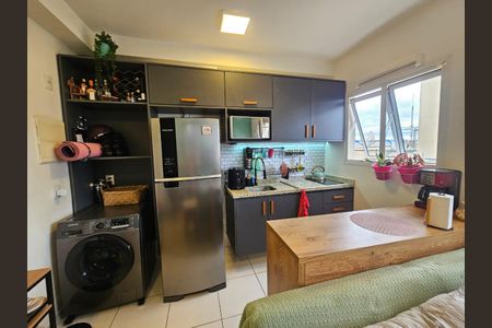 Cozinha de apartamento à venda com 1 quarto, 29m² em Santa Ifigênia, São Paulo