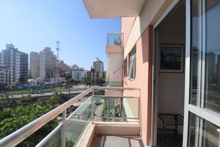 Varanda de apartamento para alugar com 2 quartos, 63m² em Balneario Cidade Atlantica, Guarujá