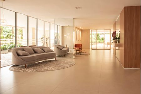 Apartamento à venda com 104m², 3 quartos e 2 vagasHall social