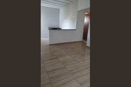 Sala / Cozinha  de apartamento para alugar com 2 quartos, 50m² em Jardim de Ala (Justinopolis), Ribeirão das Neves