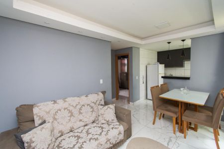 Sala de apartamento para alugar com 2 quartos, 44m² em Chácara Cotia, Contagem