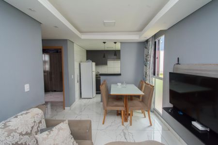 Sala de apartamento para alugar com 2 quartos, 44m² em Chácara Cotia, Contagem