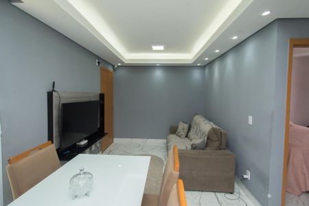 Sala de apartamento para alugar com 2 quartos, 44m² em Chácara Cotia, Contagem