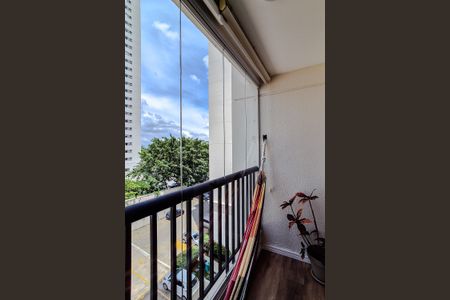 Varanda da Sala de apartamento para alugar com 2 quartos, 49m² em Vila Anastácio, São Paulo