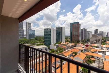 Vista/Varanda de kitnet/studio para alugar com 1 quarto, 25m² em Pinheiros, São Paulo