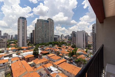 Vista/Varanda de kitnet/studio para alugar com 1 quarto, 25m² em Pinheiros, São Paulo