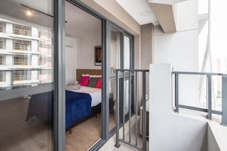 Studio à venda com 25m², 1 quarto e sem vagaVaranda