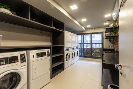 Studio à venda com 25m², 1 quarto e sem vagaLavanderia