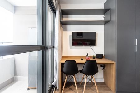 Studio à venda com 25m², 1 quarto e sem vagaSala