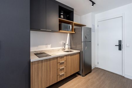 Studio à venda com 25m², 1 quarto e sem vagaCozinha