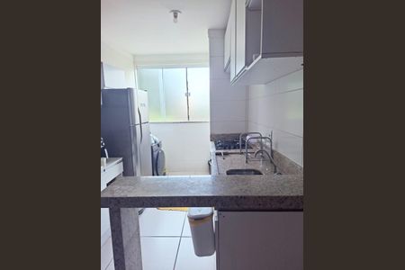 Cozinha de apartamento para alugar com 2 quartos, 47m² em Dona Zulmira, Uberlândia