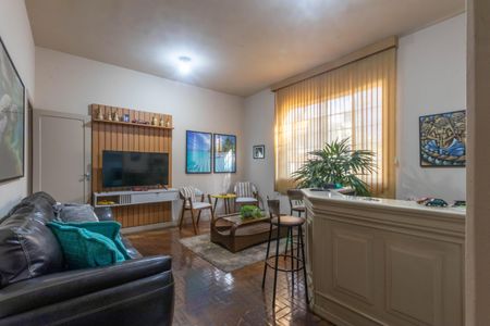 Sala de apartamento à venda com 2 quartos, 95m² em Cidade Jardim, Belo Horizonte