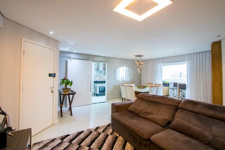 Sala de apartamento à venda com 3 quartos, 108m² em Campestre, Santo André