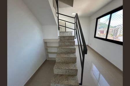 Sala - escada de apartamento à venda com 3 quartos, 91m² em Méier, Rio de Janeiro