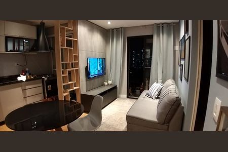 Sala de apartamento à venda com 1 quarto, 33m² em Vila Monte Alegre, São Paulo