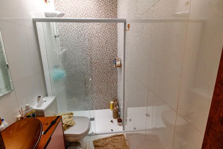 Banheiro da Suíte 1 de casa de condomínio à venda com 2 quartos, 100m² em Vila Pirajussara, São Paulo