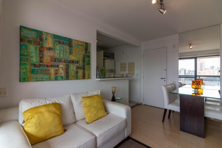 Sala de apartamento para alugar com 1 quarto, 50m² em Vila Nova Conceição, São Paulo