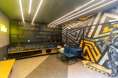 Apartamento para alugar com 30m², 1 quarto e sem vaga Apartamento para alugar com 30m², 1 quarto e sem vagaBicicletário