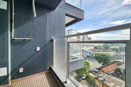 Varanda  de kitnet/studio para alugar com 1 quarto, 33m² em Santo Cristo, Rio de Janeiro