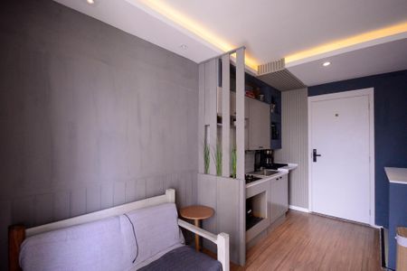 Sala/Cozinha   de apartamento para alugar com 1 quarto, 29m² em Sacoma, São Paulo