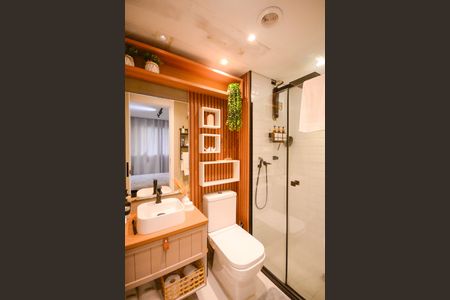 Apartamento para alugar com 29m², 1 quarto e sem vaga Apartamento para alugar com 29m², 1 quarto e sem vagaBanheiro da Suite