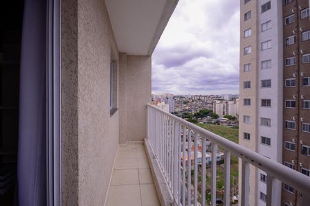 Sala/Cozinha  - Varanda  de apartamento para alugar com 1 quarto, 29m² em Sacoma, São Paulo