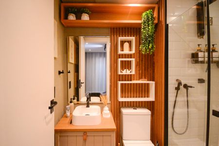 Apartamento para alugar com 29m², 1 quarto e sem vaga Apartamento para alugar com 29m², 1 quarto e sem vagaBanheiro da Suite