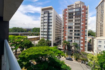 Apartamento para alugar com 49m², 1 quarto e 1 vagaStudio - Varanda