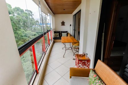 Varanda da Sala de apartamento à venda com 4 quartos, 162m² em Vila Suzana, São Paulo