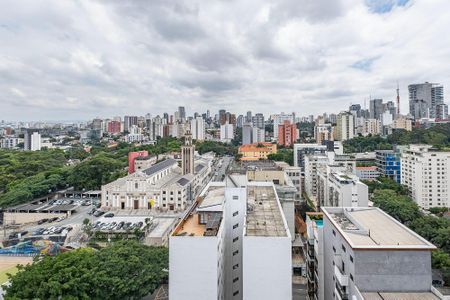 Sala/Cozinha - Vista de apartamento à venda com 1 quarto, 49m² em Pinheiros, São Paulo
