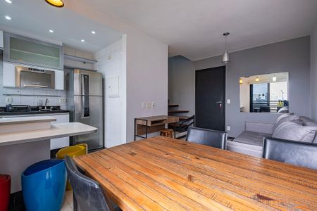 Sala/Cozinha de apartamento à venda com 1 quarto, 49m² em Pinheiros, São Paulo