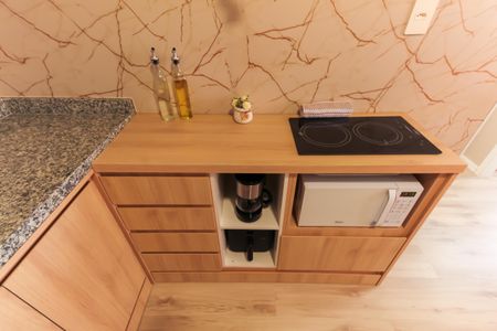 Sala/Cozinha de apartamento para alugar com 2 quartos, 35m² em Brás, São Paulo