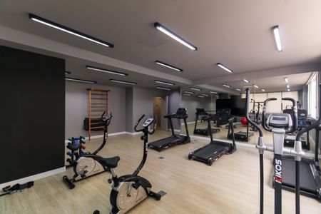 Apartamento para alugar com 35m², 2 quartos e sem vaga Apartamento para alugar com 35m², 2 quartos e sem vagaÁrea comum - Academia