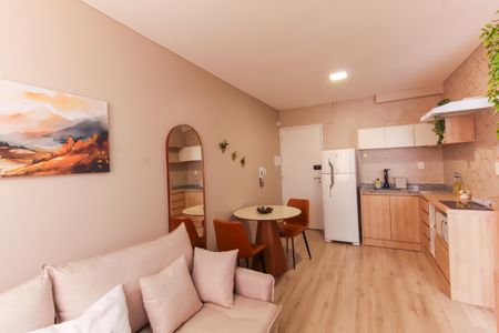 Sala/Cozinha de apartamento para alugar com 2 quartos, 35m² em Brás, São Paulo