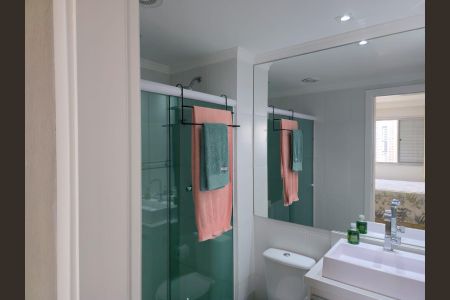 Apartamento para alugar com 64m², 2 quartos e 1 vagaBanheiro da Suíte