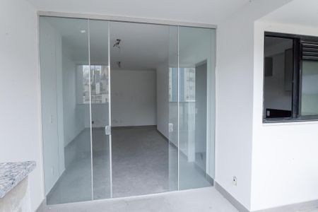 Varanda da Sala de apartamento à venda com 2 quartos, 77m² em Gutierrez, Belo Horizonte