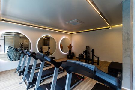 Studio à venda com 28m², 1 quarto e sem vaga Studio à venda com 28m², 1 quarto e sem vagaAcademia