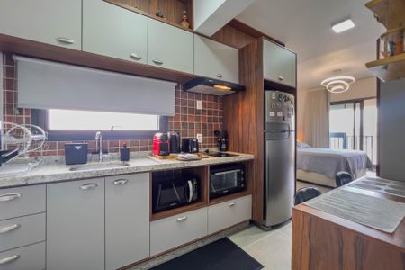 Studio à venda com 28m², 1 quarto e sem vaga Studio à venda com 28m², 1 quarto e sem vagaCozinha